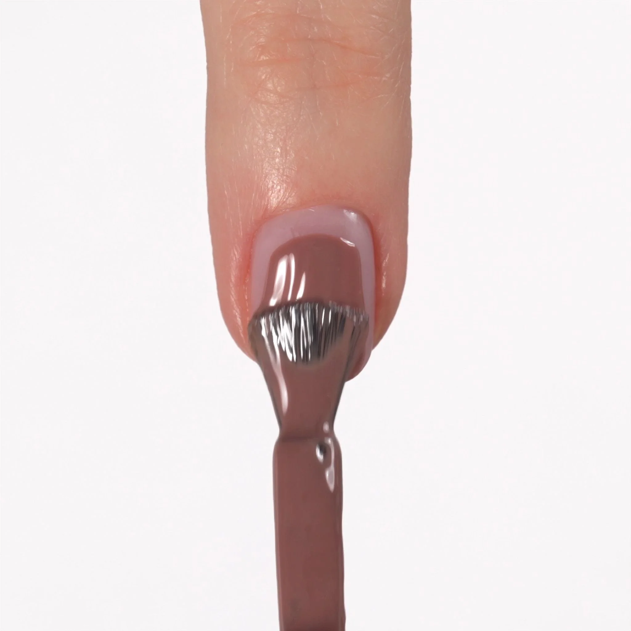 Application of Gel Nail Polish SP541 Soft Mauve