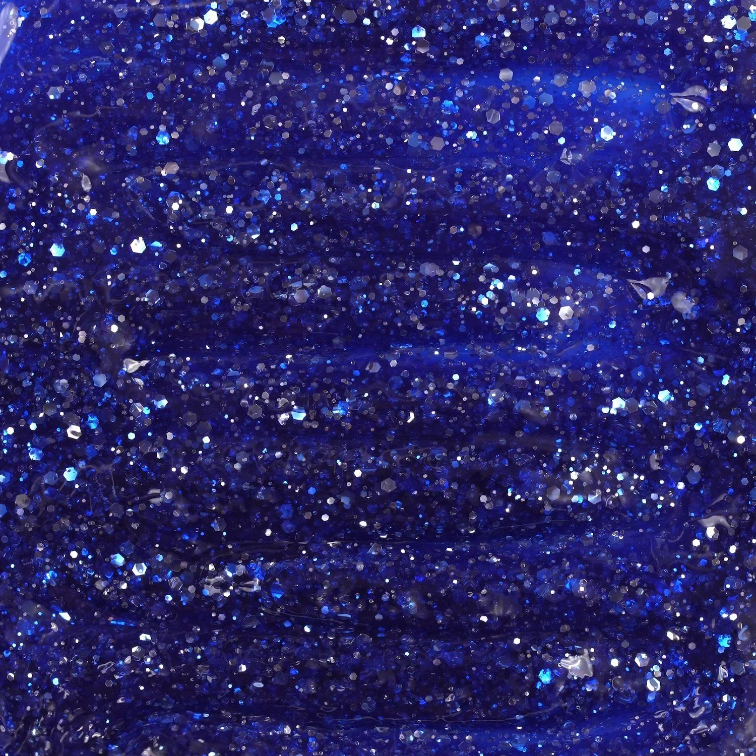 Anwendung von Glass Glitter Blue 15 ml