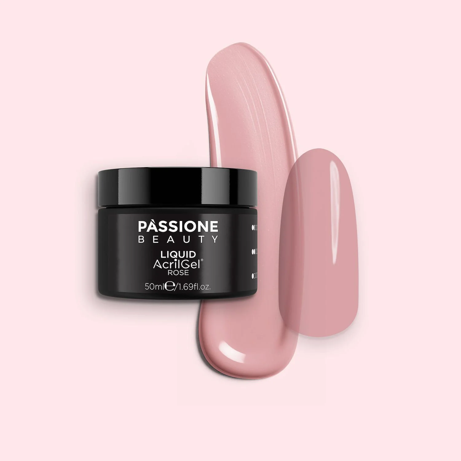 Liquid AcrilGel® Rose 50 ml  - Selbstnivellierender Low-Viscosity-Builder milchig-dunkelrosa