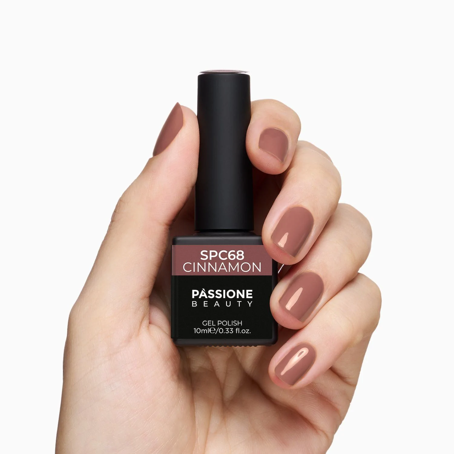 UV Nagellack SNC68 Cinnamon - UV Nagellack in Zimtbraun - Detail 2