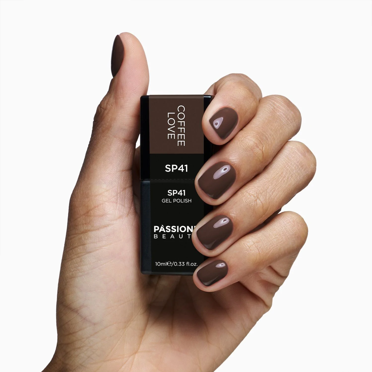 Gel Nail Polish GP41 Coffee Love  - Sepia-Brown Gel Polish - detail 1