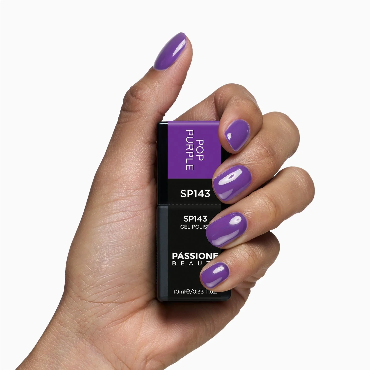 UV-Nagellack SP143 Pop Purple - UV-Nagellack in leuchtendem Violett - Detail 2