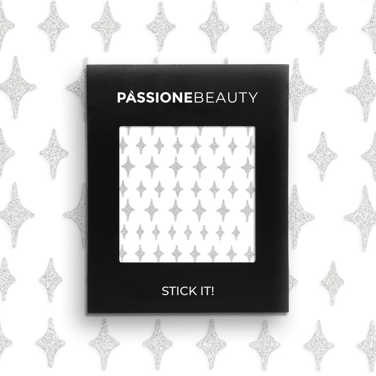 Sparkle - Glitter Stickers - Sparkle Nail Art stickers with glitter