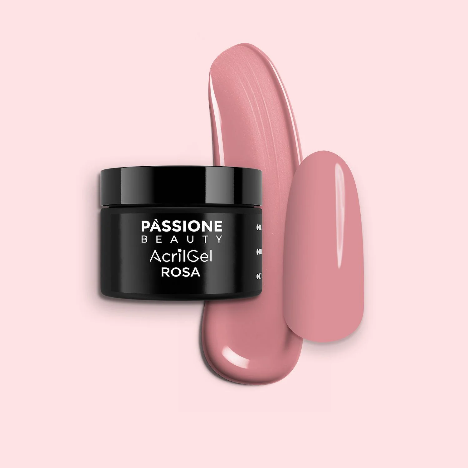 AcrilGel® Rosa 50 ml - Gel acrylique rose foncé naturel chaud, couvrant
