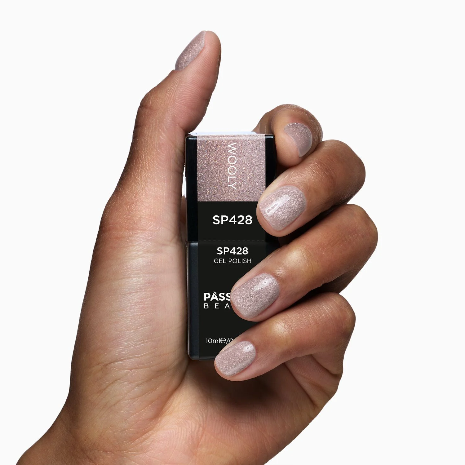UV-Nagellack SP428 Wooly - UV-Nagellack Taupe Cat-Eye-Effekt - Detail 2