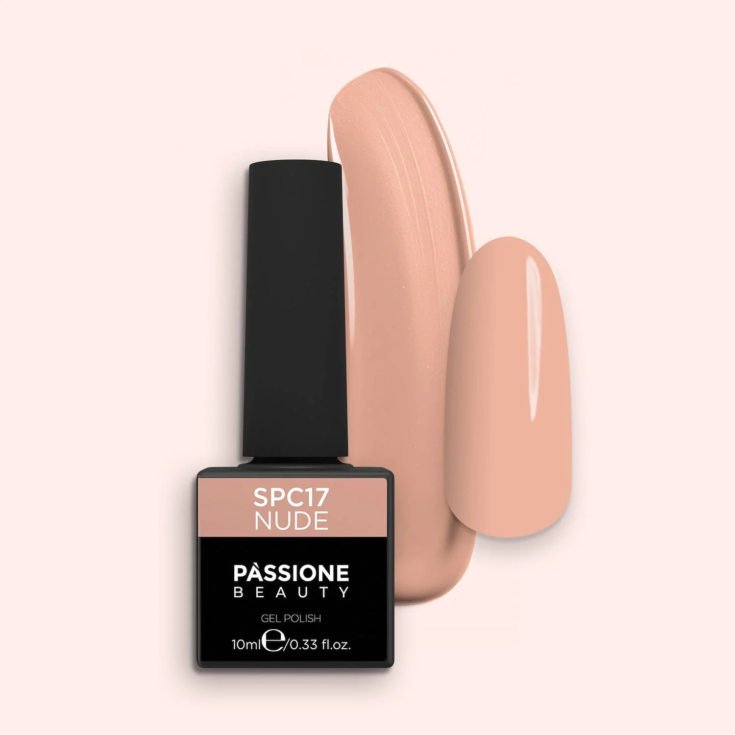 Esmalte Semipermanente SPC17 Nude - Esmalte Semipermanente de Color SPC17 Nude, Beige Rosa