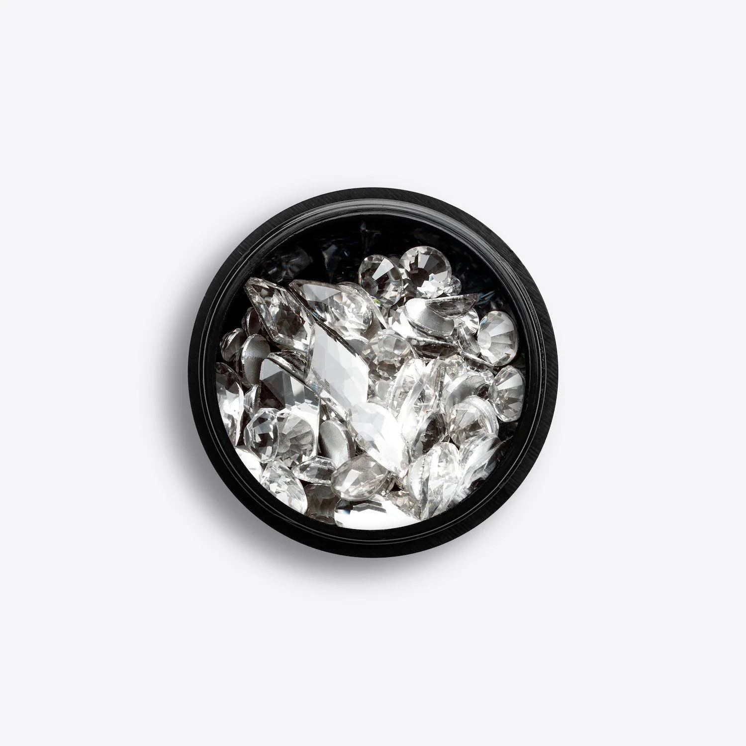 Crystal Gems Mix - Gems mix for nail art, clear colour