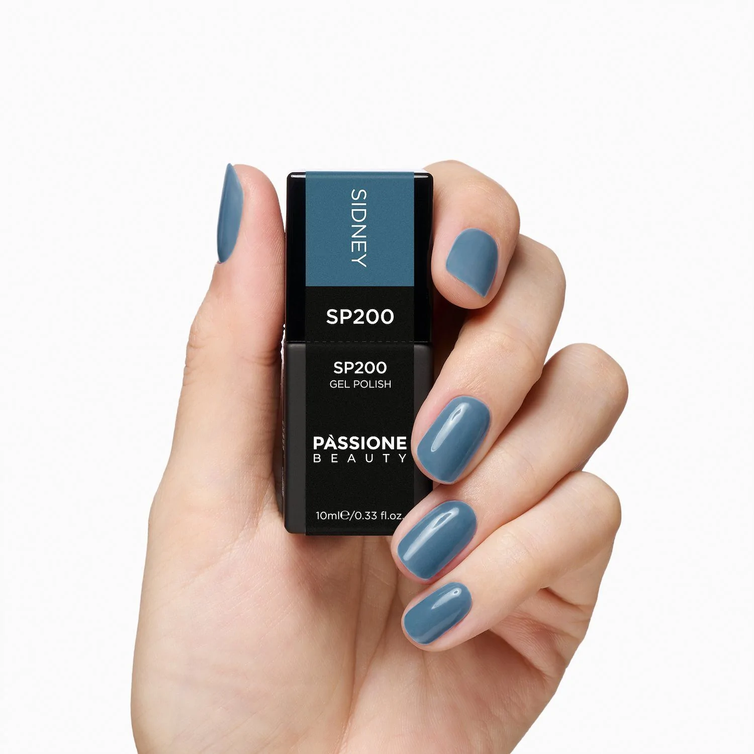 Gel Nail Polish GP200 Sidney  - Grey/Light Blue Gel Polish - detail 2