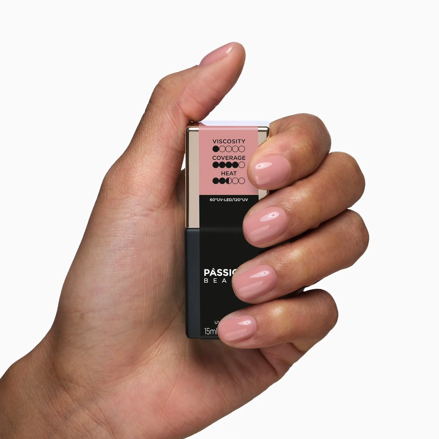 GELNIUS® Natural Mauve 15 ml - Gel costruttore 2-in-1 a bassa viscosità nude malva - dettaglio 3