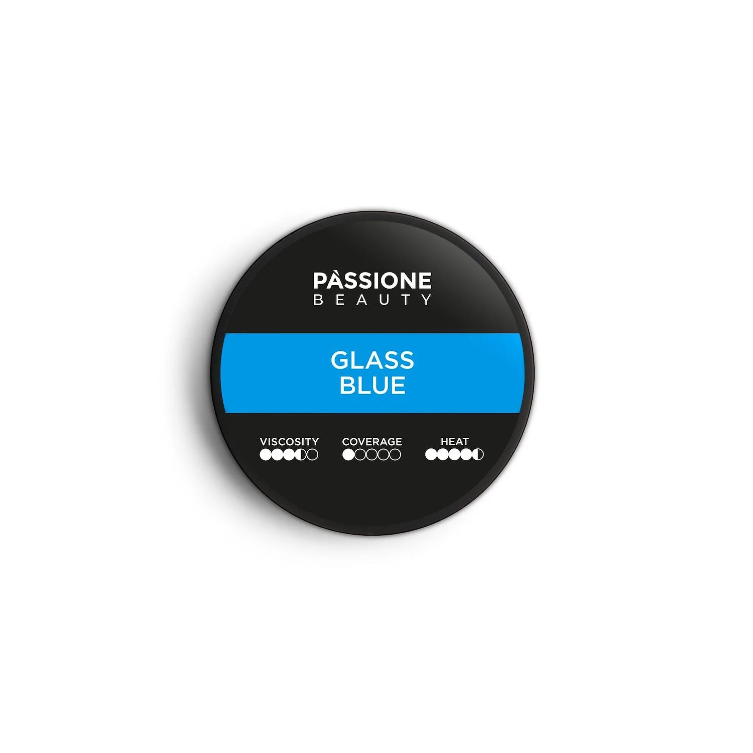 Glass Blue 15 ml - Gel constructor autonivelante azul transparente - detalle 2