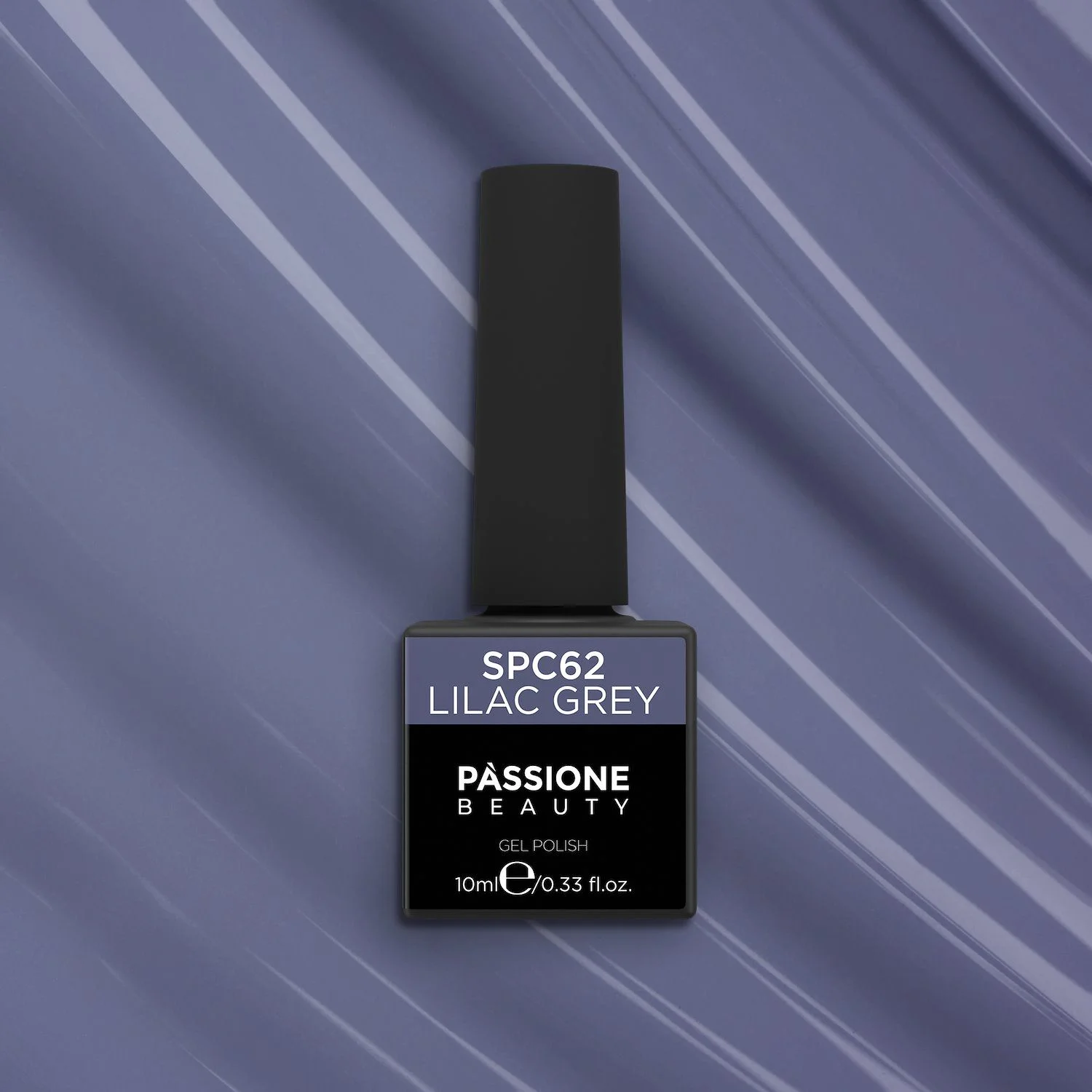 UV Nagellack SNC62 Lilac Grey - UV Nagellack in Schiefergrau - Detail 2