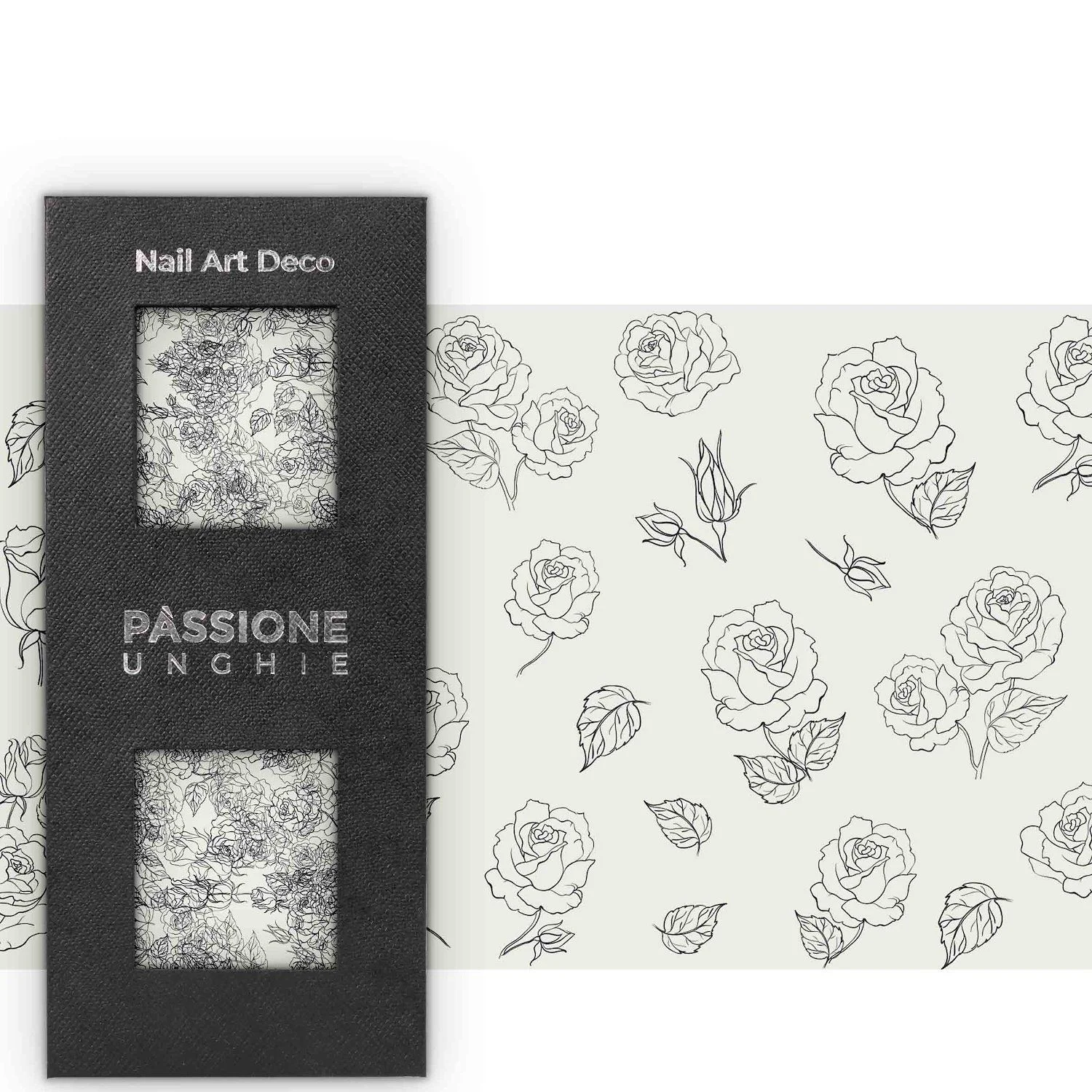 Rose Tattoo - Transfer Foil - Nail Transfer Foil – little roses