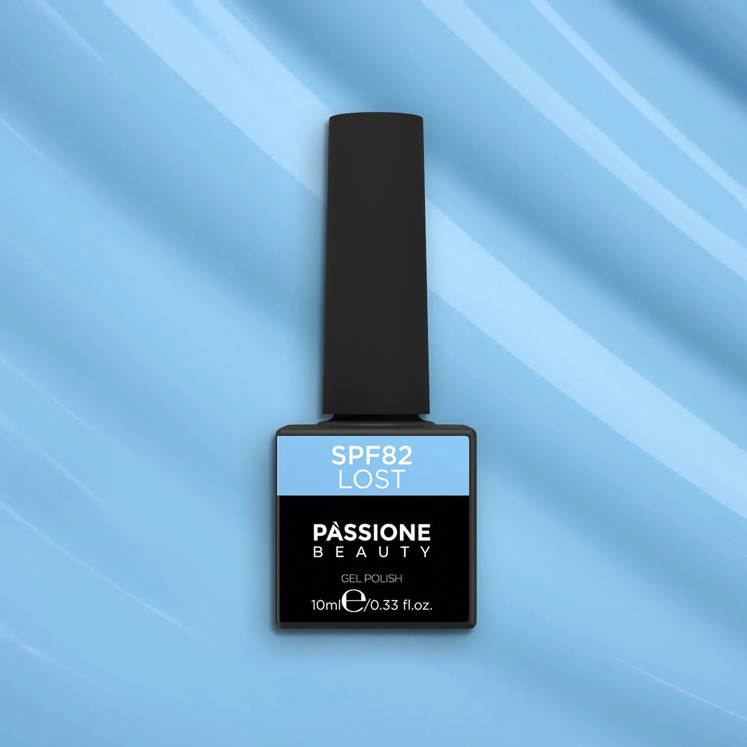 UV Nagellack SNF82 Lost - UV Nagellack in intensivem Hellblau - Detail 1