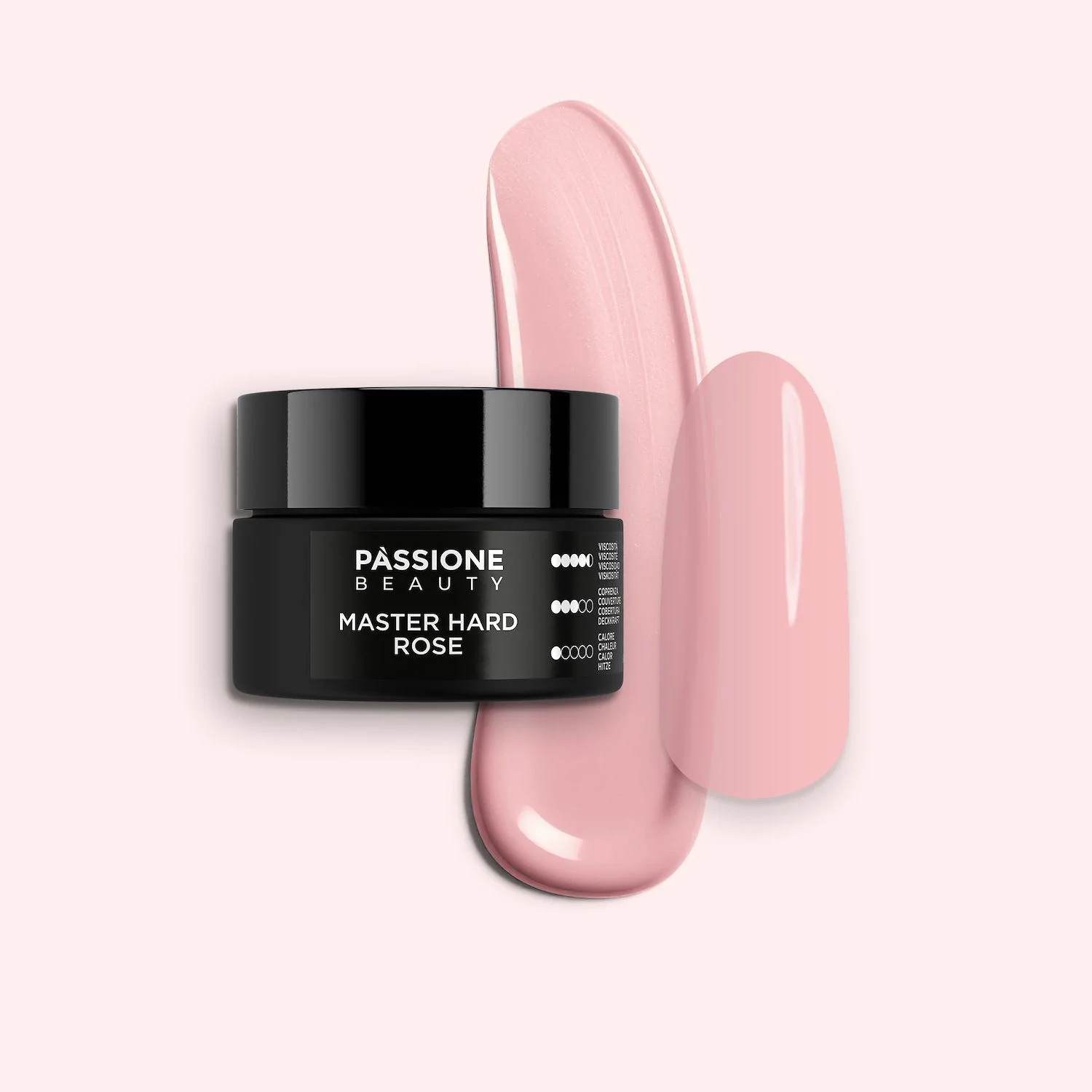Master Hard Rose 15 ml - Builder Gel selbstnivellierend Altrosa
