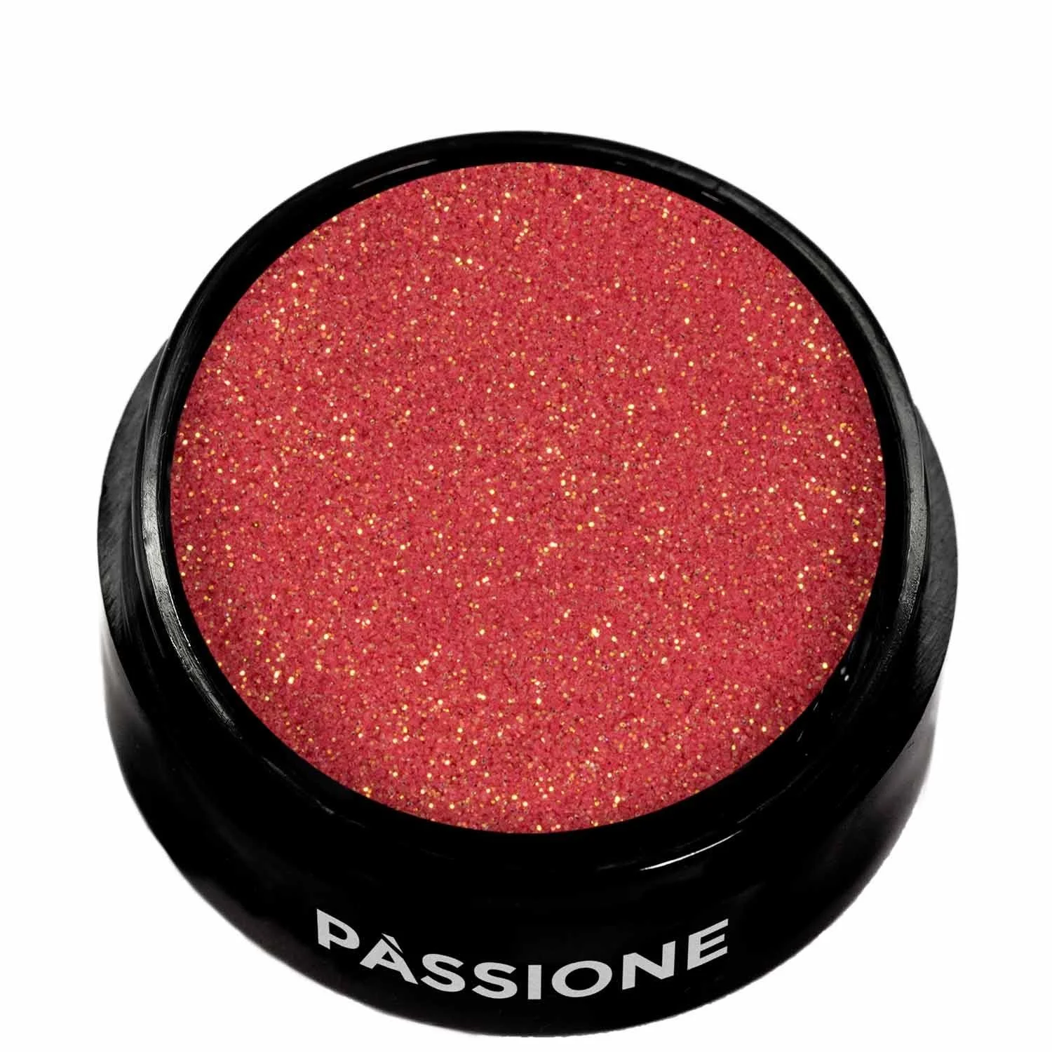Jellybeans Glitter - Coral red and green nail glitter - detail 1