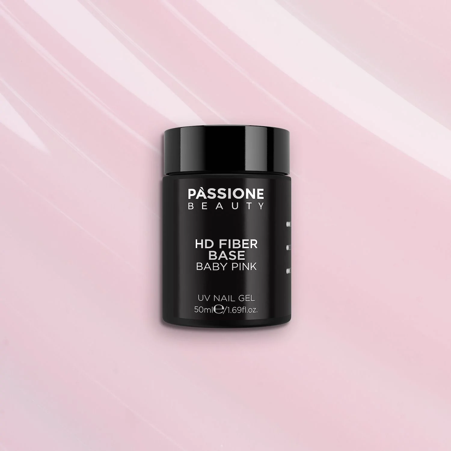 HD Fiber Base Baby Pink 50 ml - Base Semipermanente Rosa lechoso delicado 50 ml - detalle 2