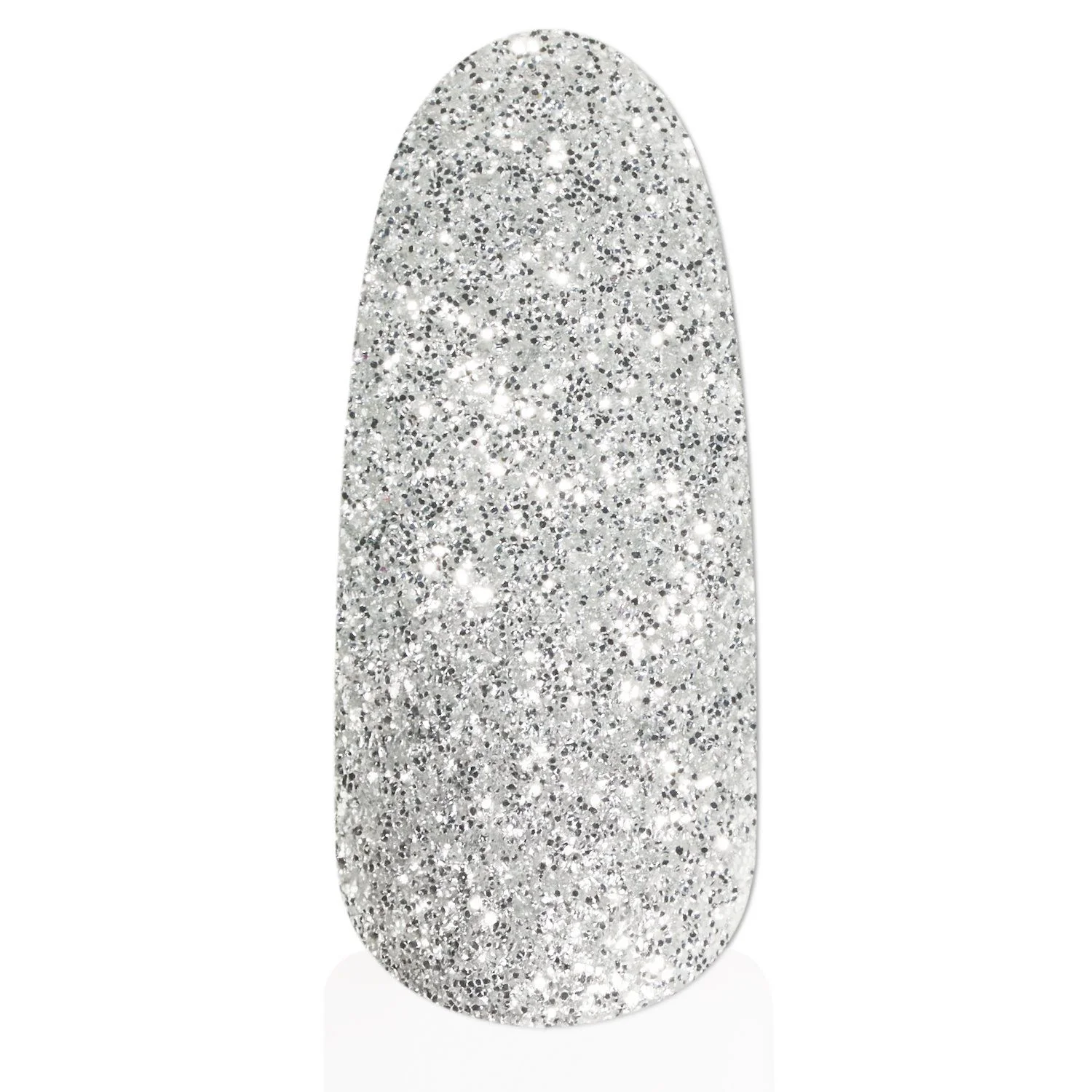 Silver Biodegradable Glitter - Glitter biodégradables pour ongles, couleur silver - détail 1
