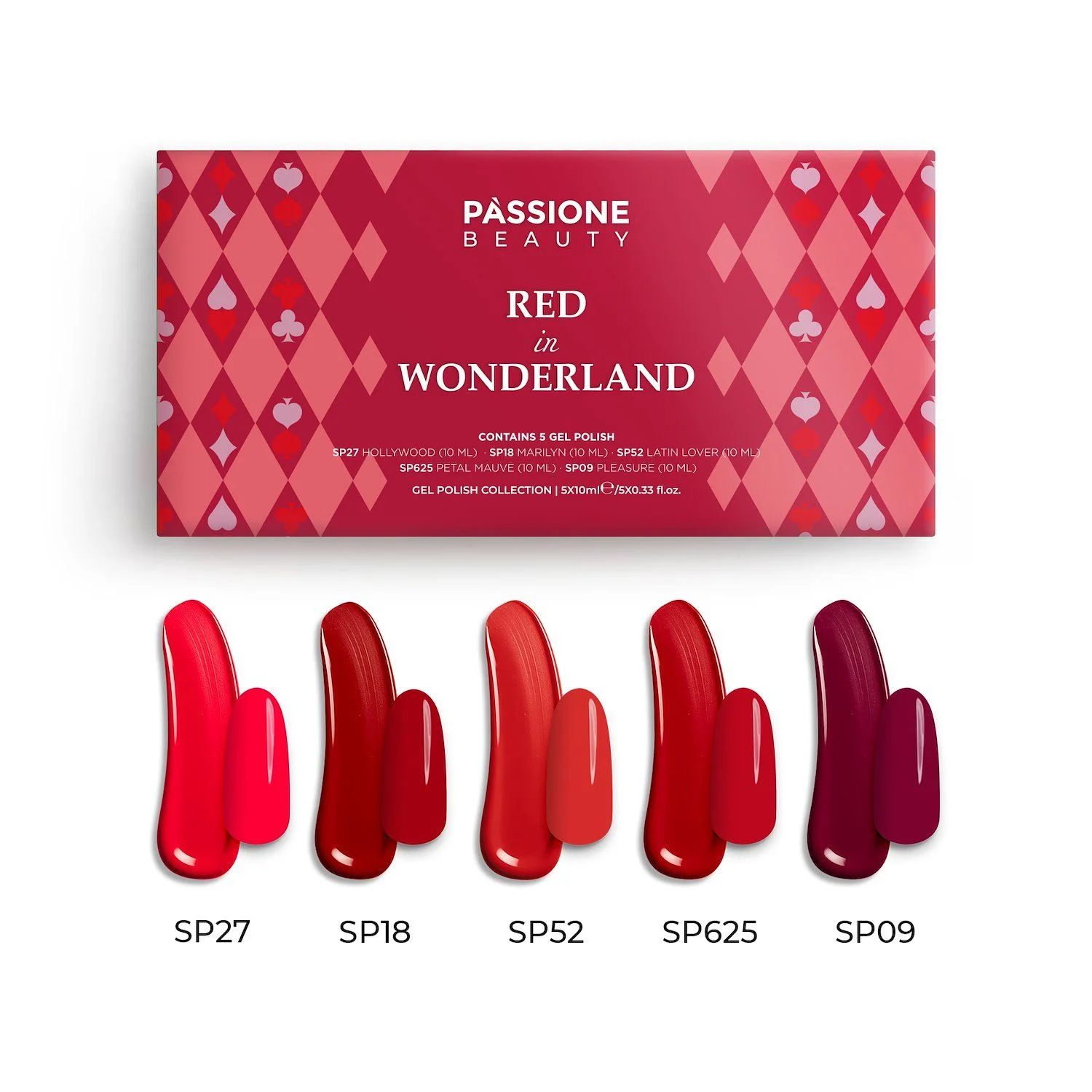 Red in Wonderland - Kit de couleurs semi-permanentes rouges
