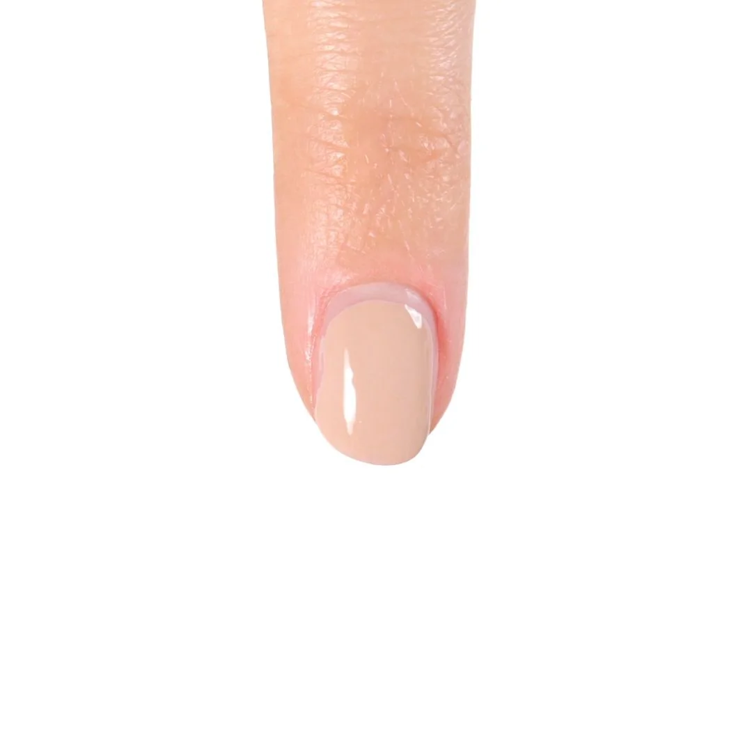 Application of Gel Nail Polish SP597 Creamy Nude