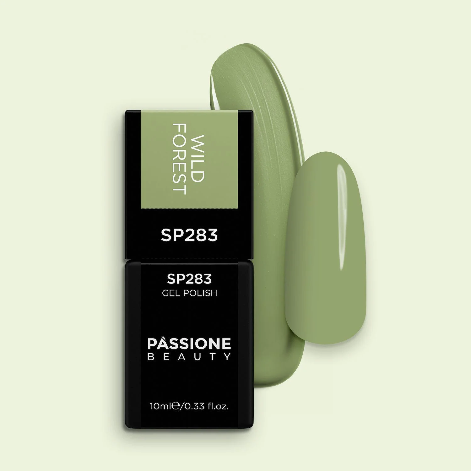 Gel Nail Polish SP283 Wild Forest - Light Sage Green Gel Polish