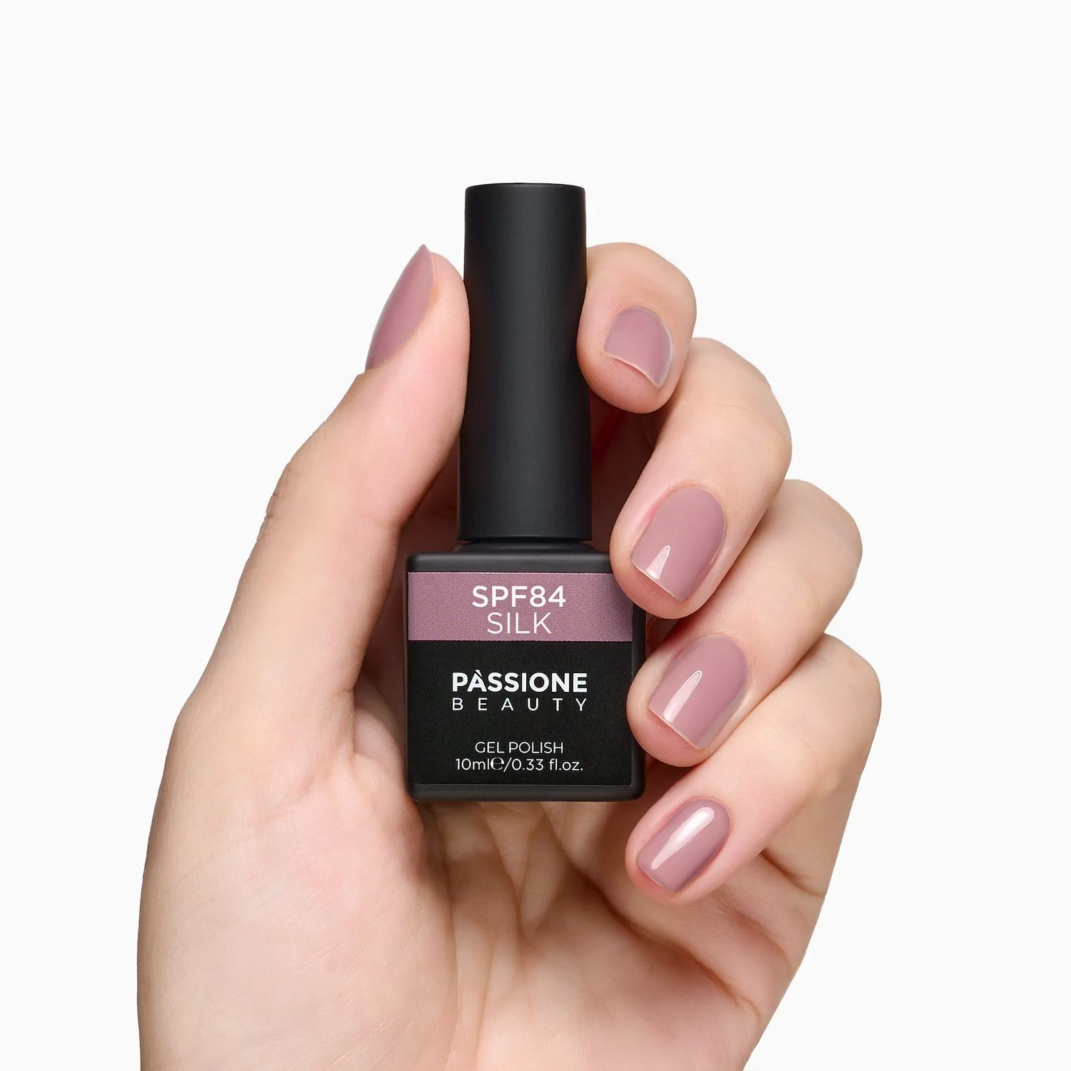 UV Nagellack SNF84 Silk - UV Nagellack in Puderrosa - Detail 1