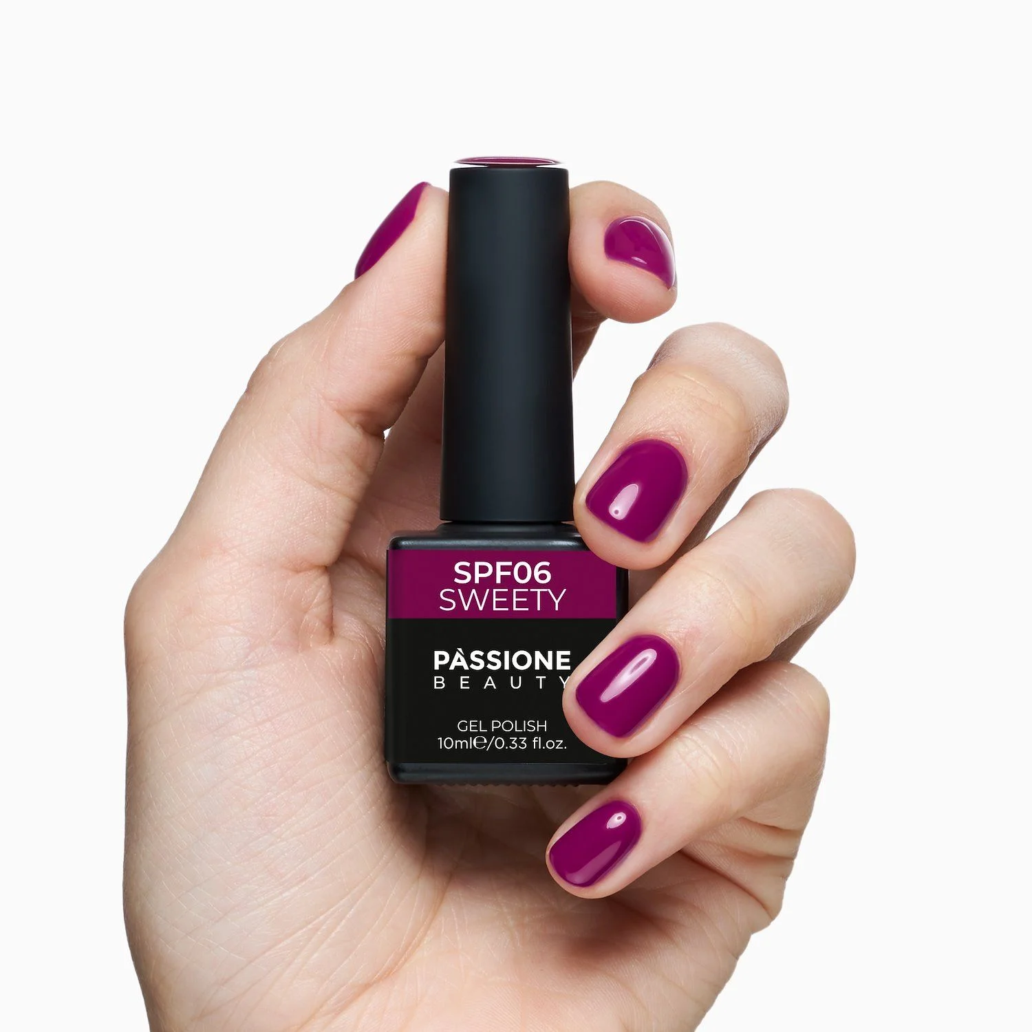 Esmalte Semipermanente EPF06 Sweety - Esmalte semipermanenteEPF06 Sweety, Fucsia Oscuro, elegante y femenino - detalle 1