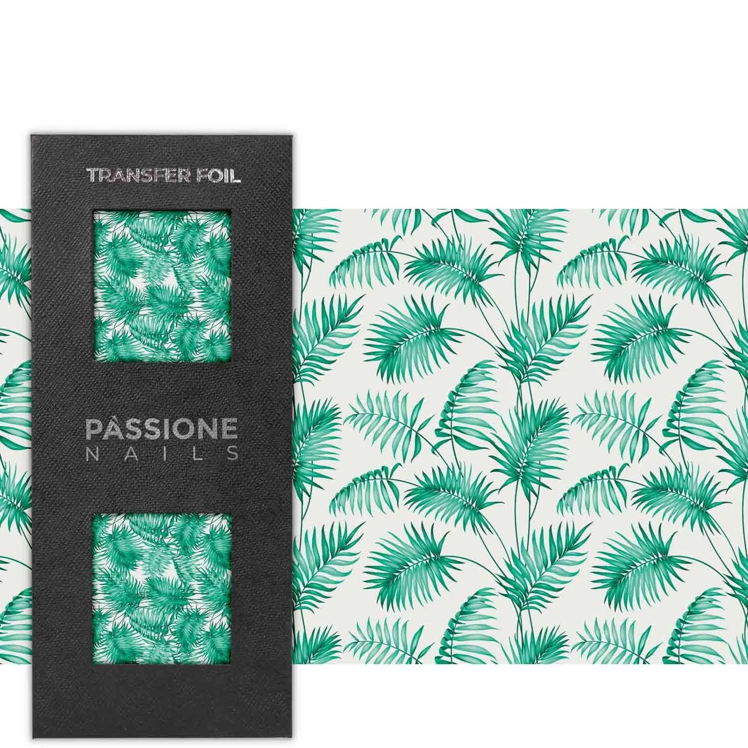 Palm - Transfer Foil - Nail Transfer Foil – green palms - detail 1