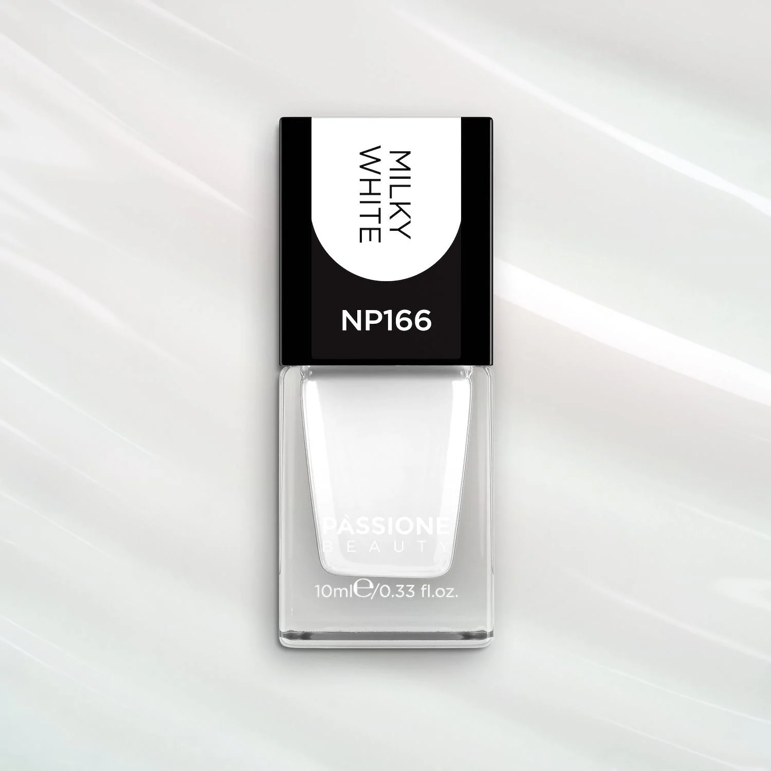Esmalte NP166 Milky White - Esmalte color blanco lechoso - detalle 3