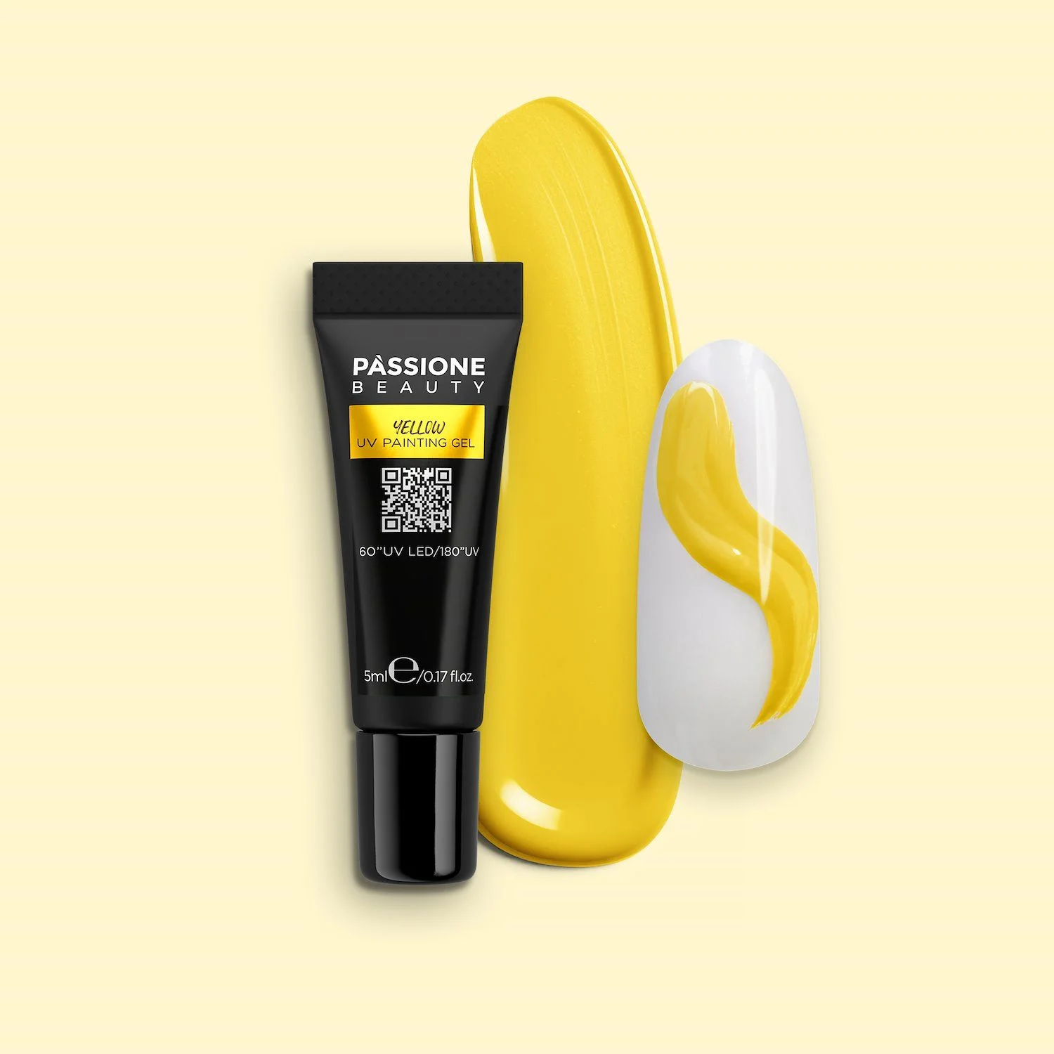 Yellow UV Painting Gel - Yellow UV gel painting amarillo