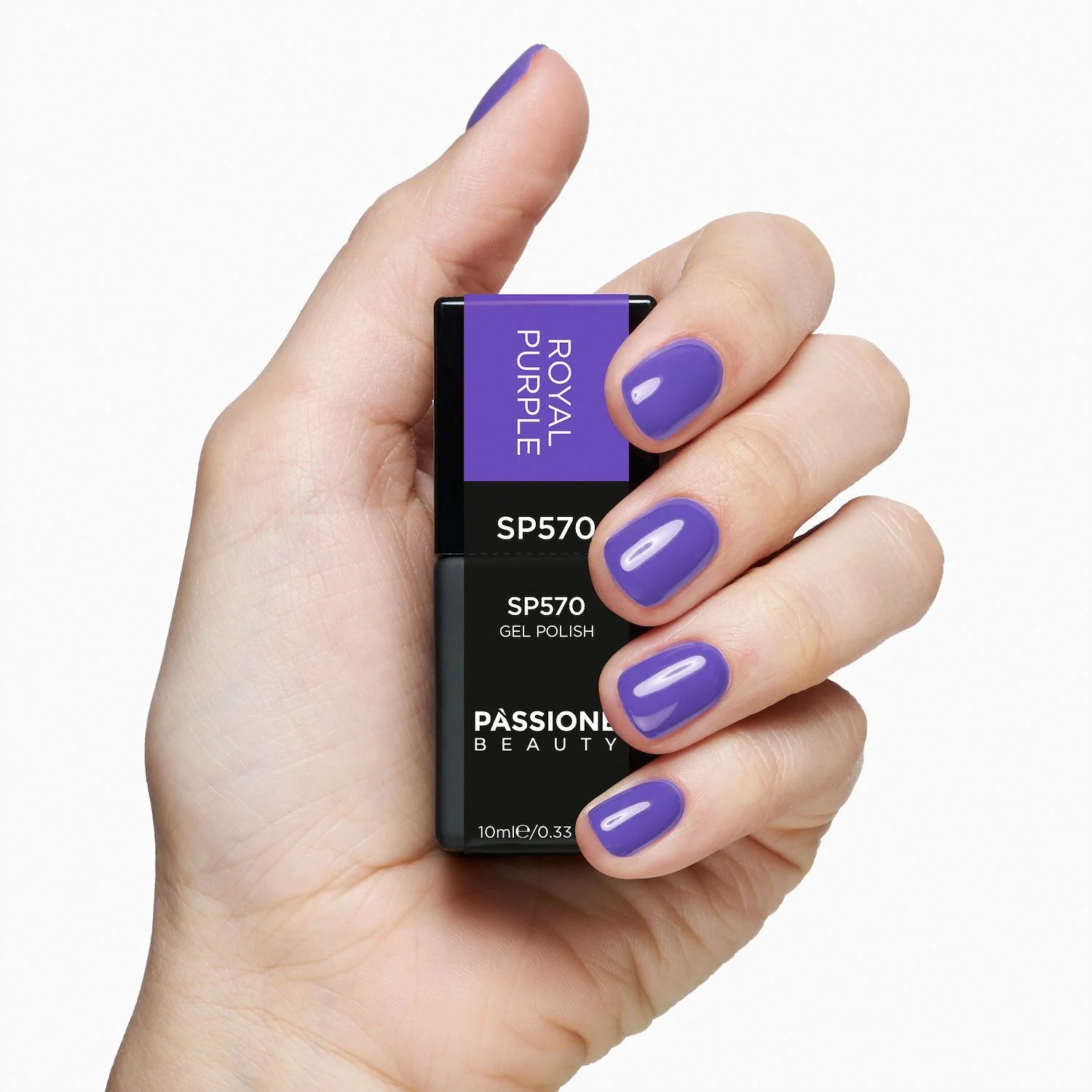Vernis semi-permanent SP570 Royal Purple - Vernis semi-permanent violet pourpre - détail 1