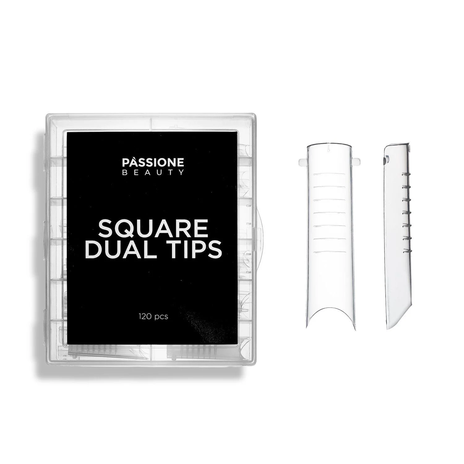 Dual Tip Carrée 120 pièces - Dual tips carrées pour rallongements