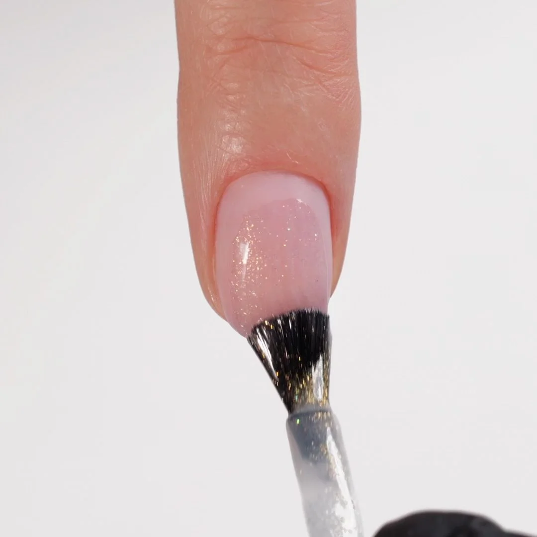 Application of Gel Nail Polish SP381 Crown