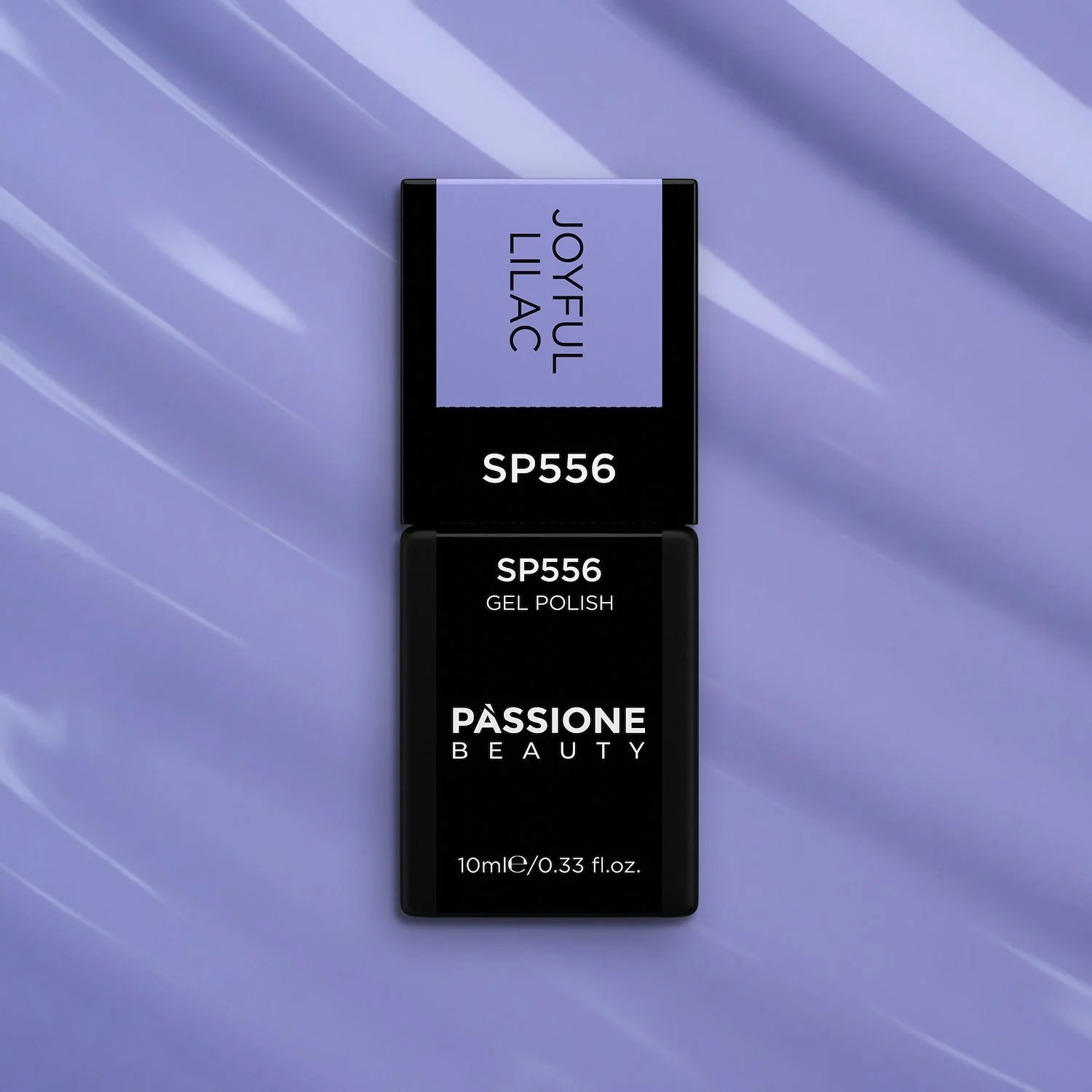Smalto semipermanente SP556 Joyful Lilac - Colore semipermanente azzurro glicine pastello - dettaglio 2