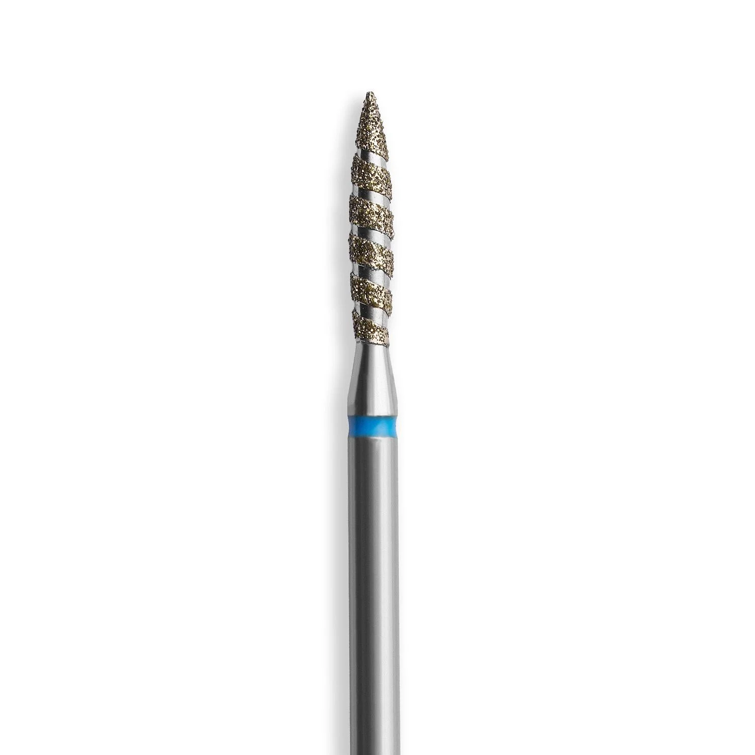 Embout Tornado Diamond Flame Medium - Embout diamanté tornado à abrasivité moyenne pour dry manicure - détail 1