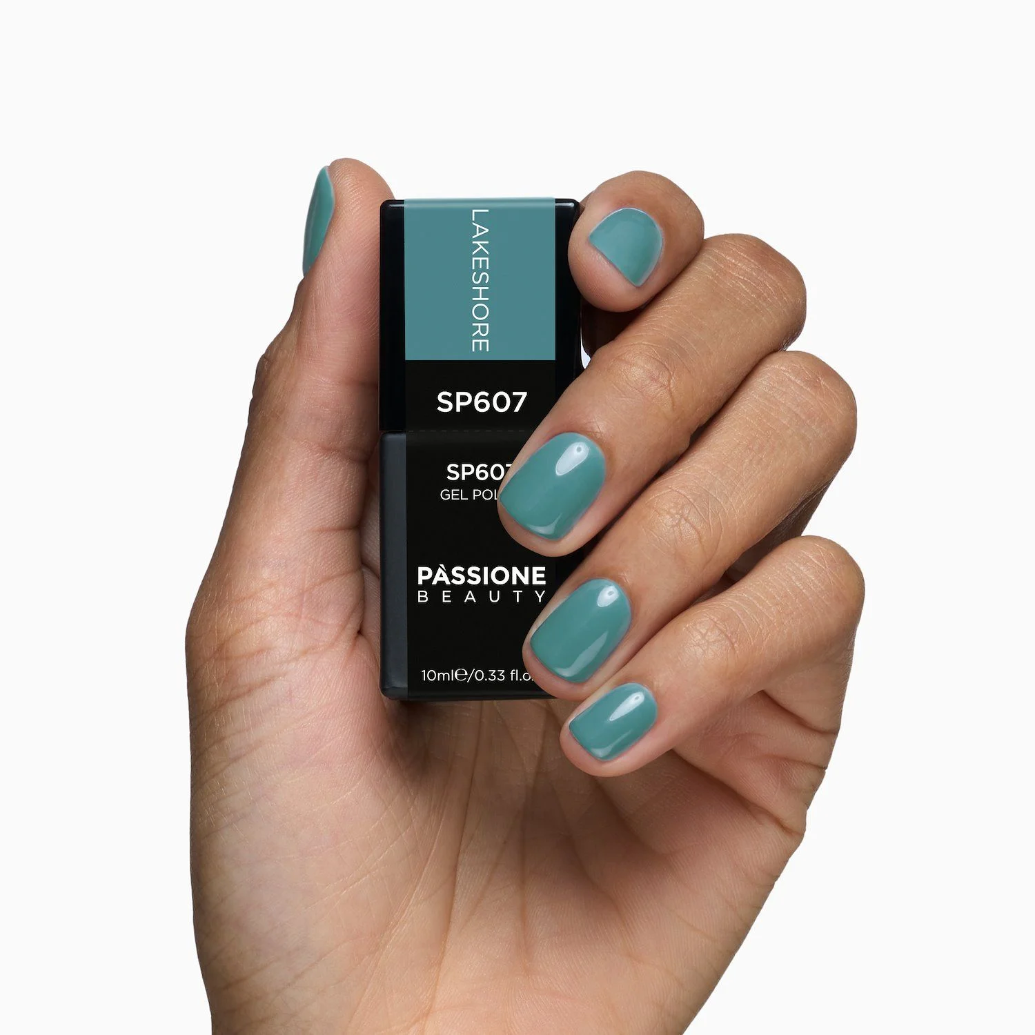 UV Nagellack SP607 Lakeshore - UV-Nagellack in Hellblau  - Detail 2