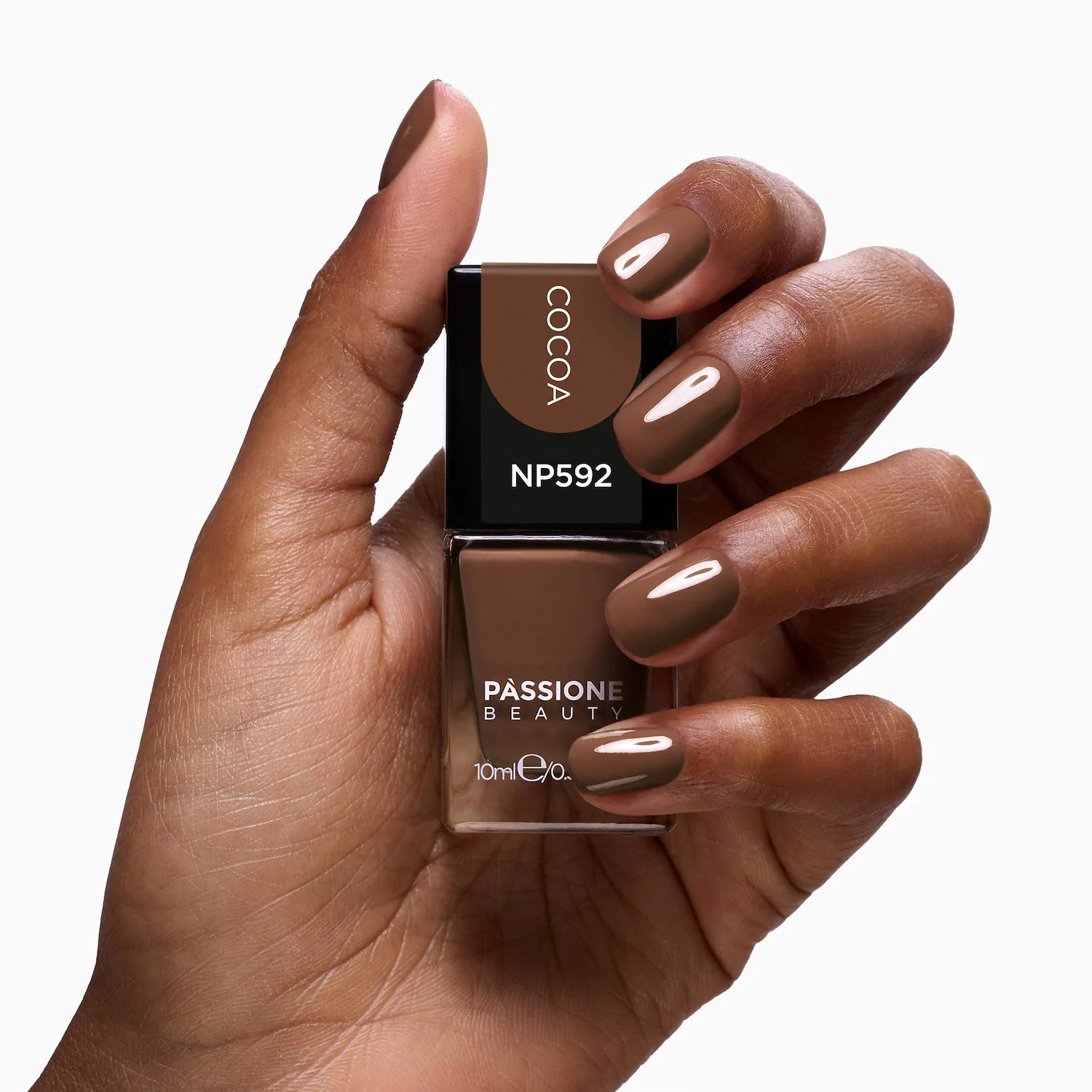 Nagellack NP592 Cocoa - Brauner Nagellack - Detail 1