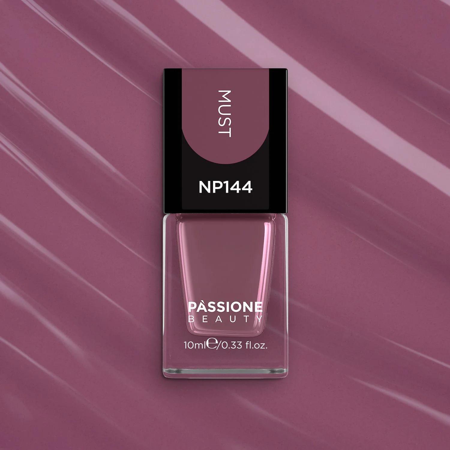 Esmalte NP144 Must - Esmalte color rosa malva oscuro - detalle 3