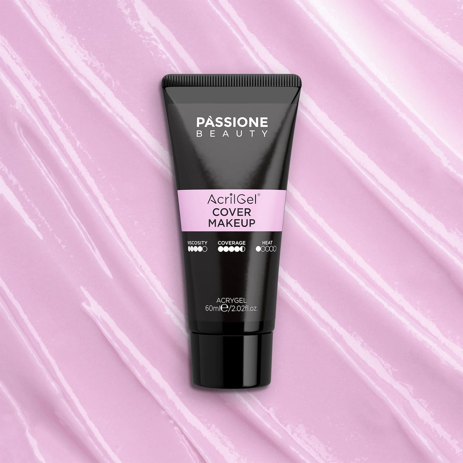 AcrilGel® Cover Makeup 60 ml - Gel acrylique rose froid couvrant - détail 2