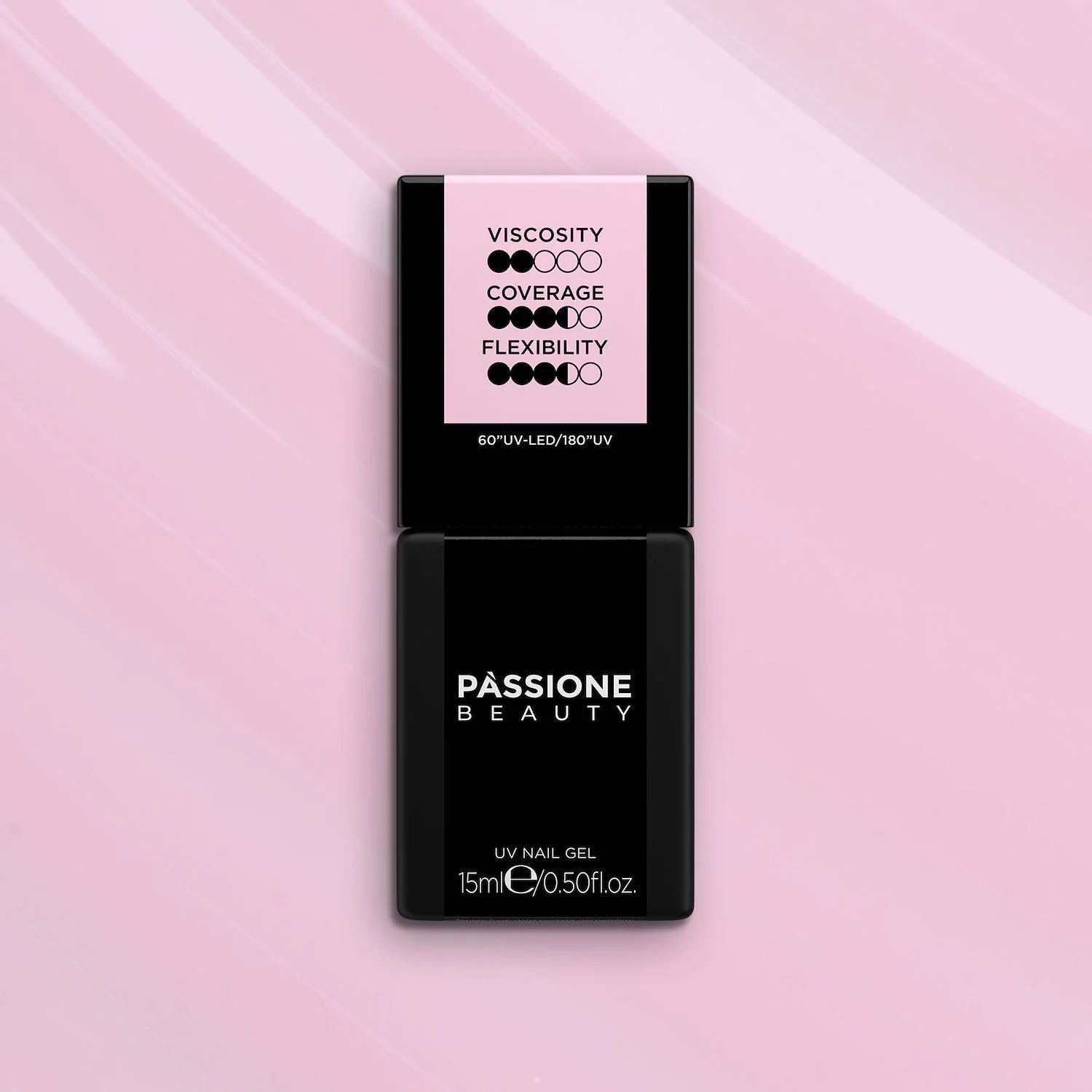 HD Base Bloomrose 15 ml - Base Rubber Semipermanente Rosa claro 15 ml - detalle 2