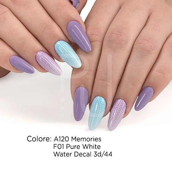 Gel colour A120 Memories - Delicate purple gel colour - detail 2