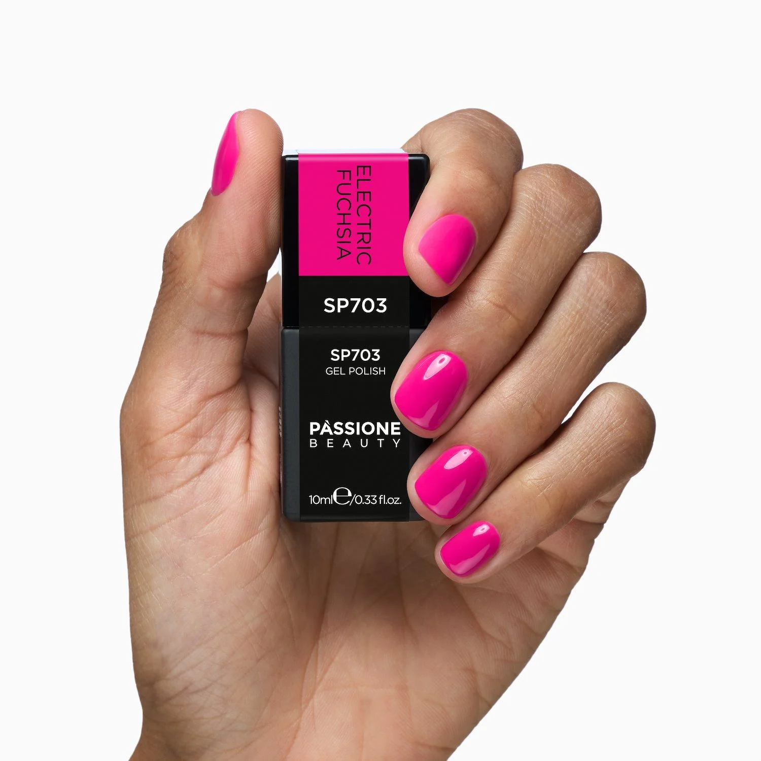 Esmalte semipermanente SP703 Electric Fuchsia - Semipermanente fucsia eléctrico - detalle 3