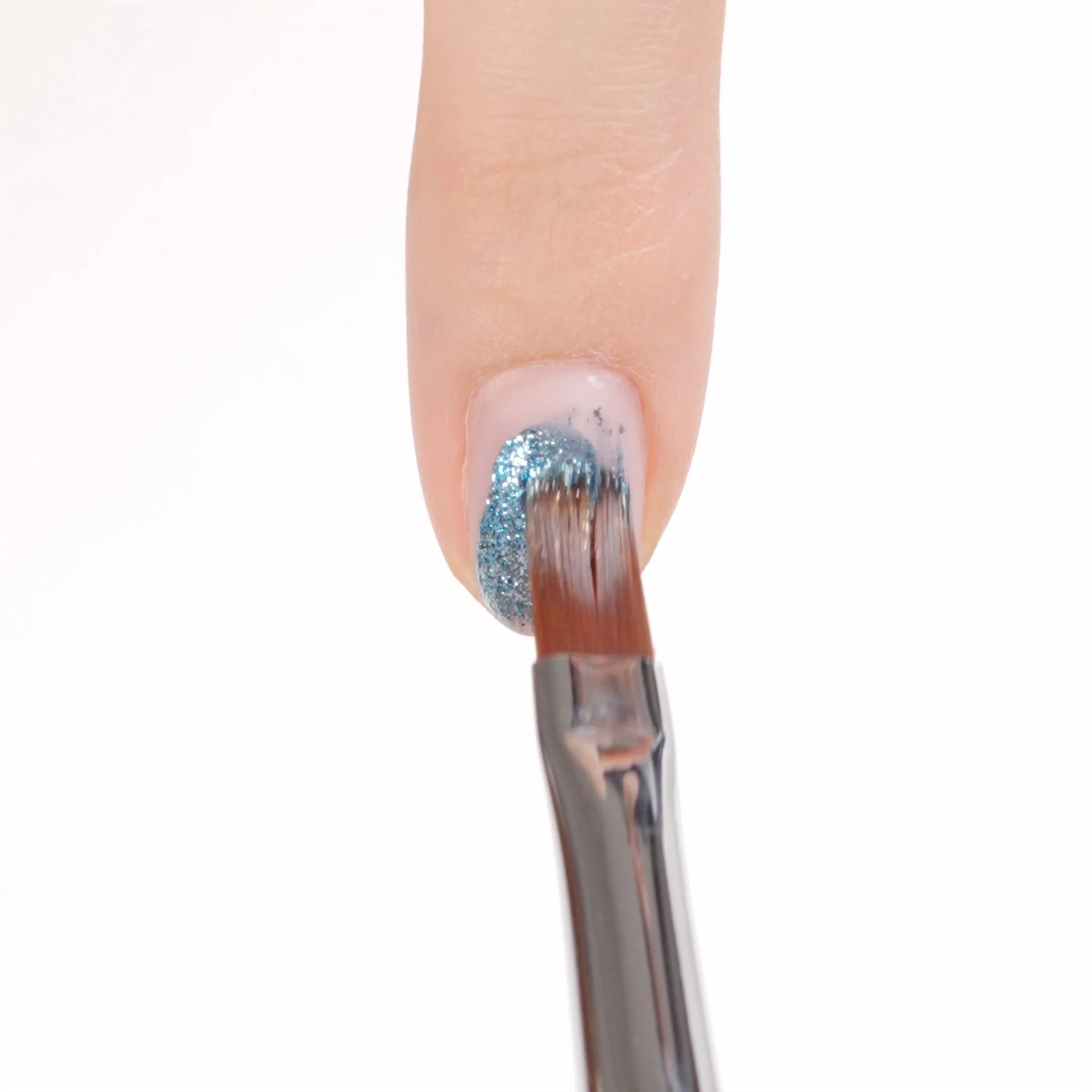 Application de Gel Glitter G59 Ocean Flash