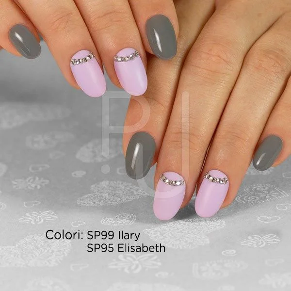 Gel Poilsh GP95 Elisabeth - Dove grey gel polish  - detail 1