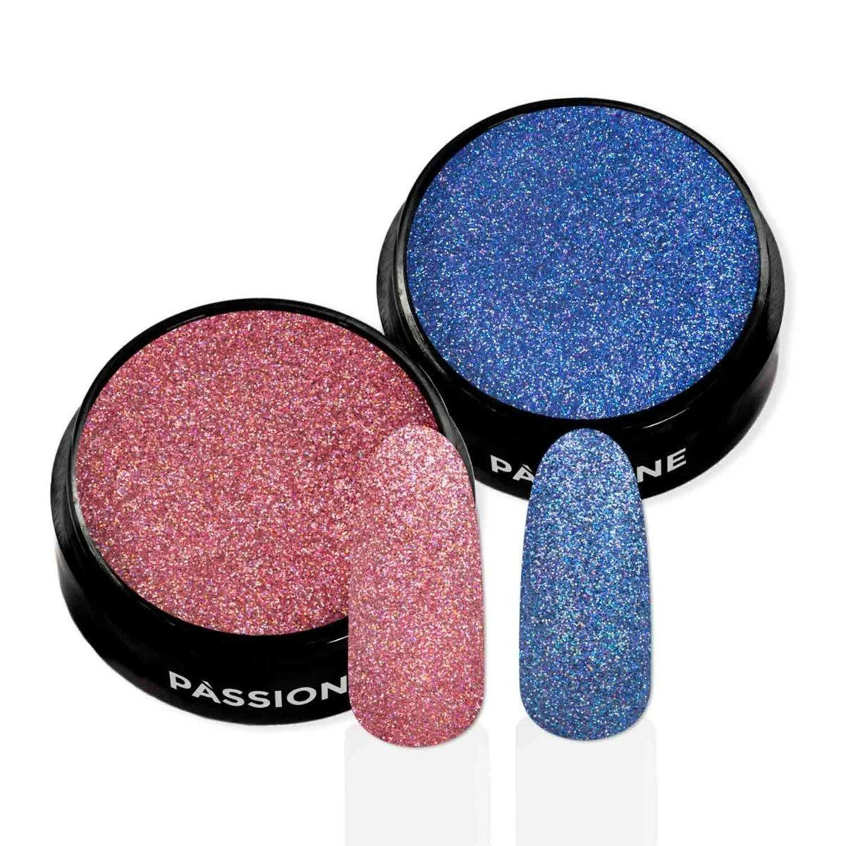 Serenity Glitter - Antique pink and denim blue nail glitter