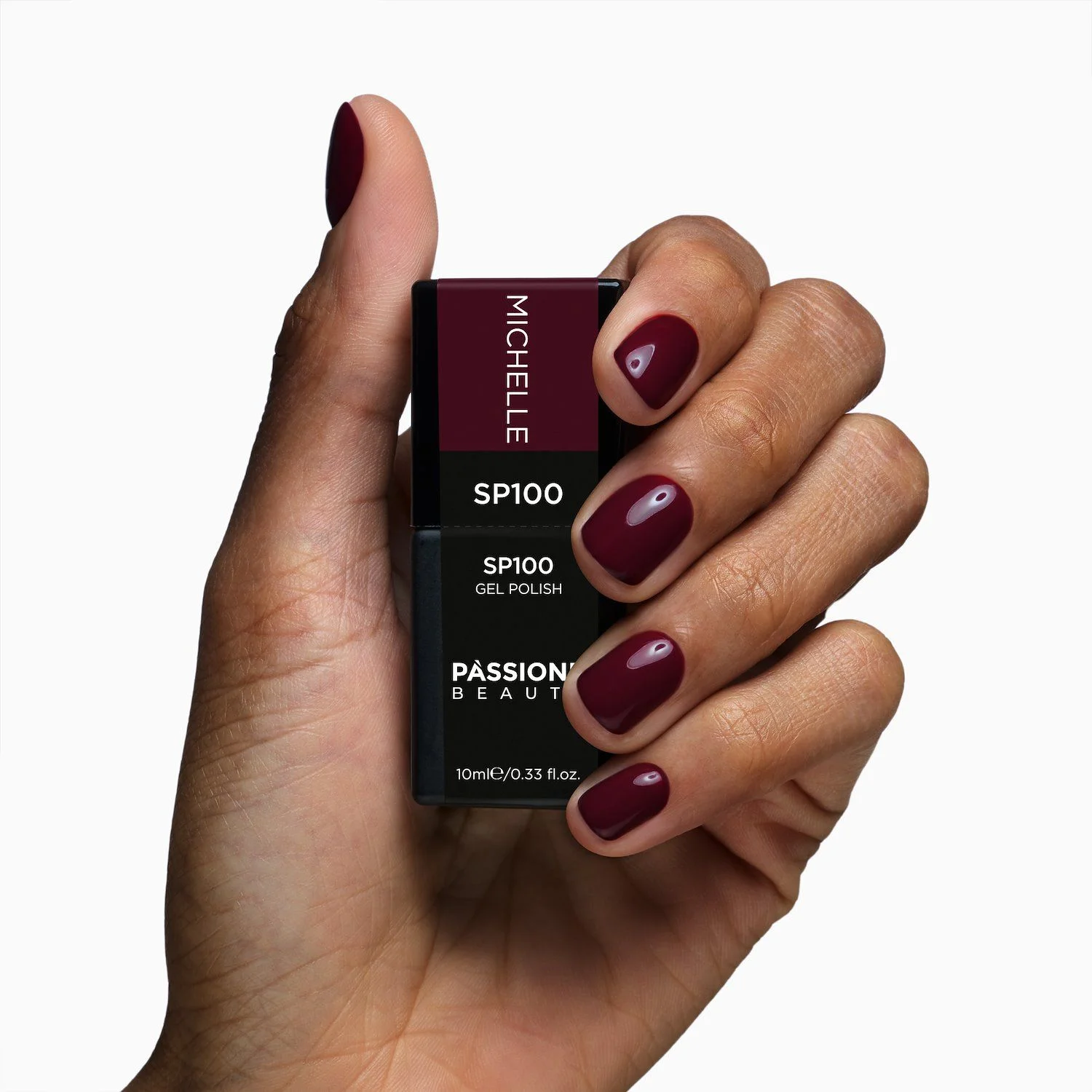 Vernis semi-permanent VS100 Michelle - Vernis semi-permanent rouge bordeaux - détail 2