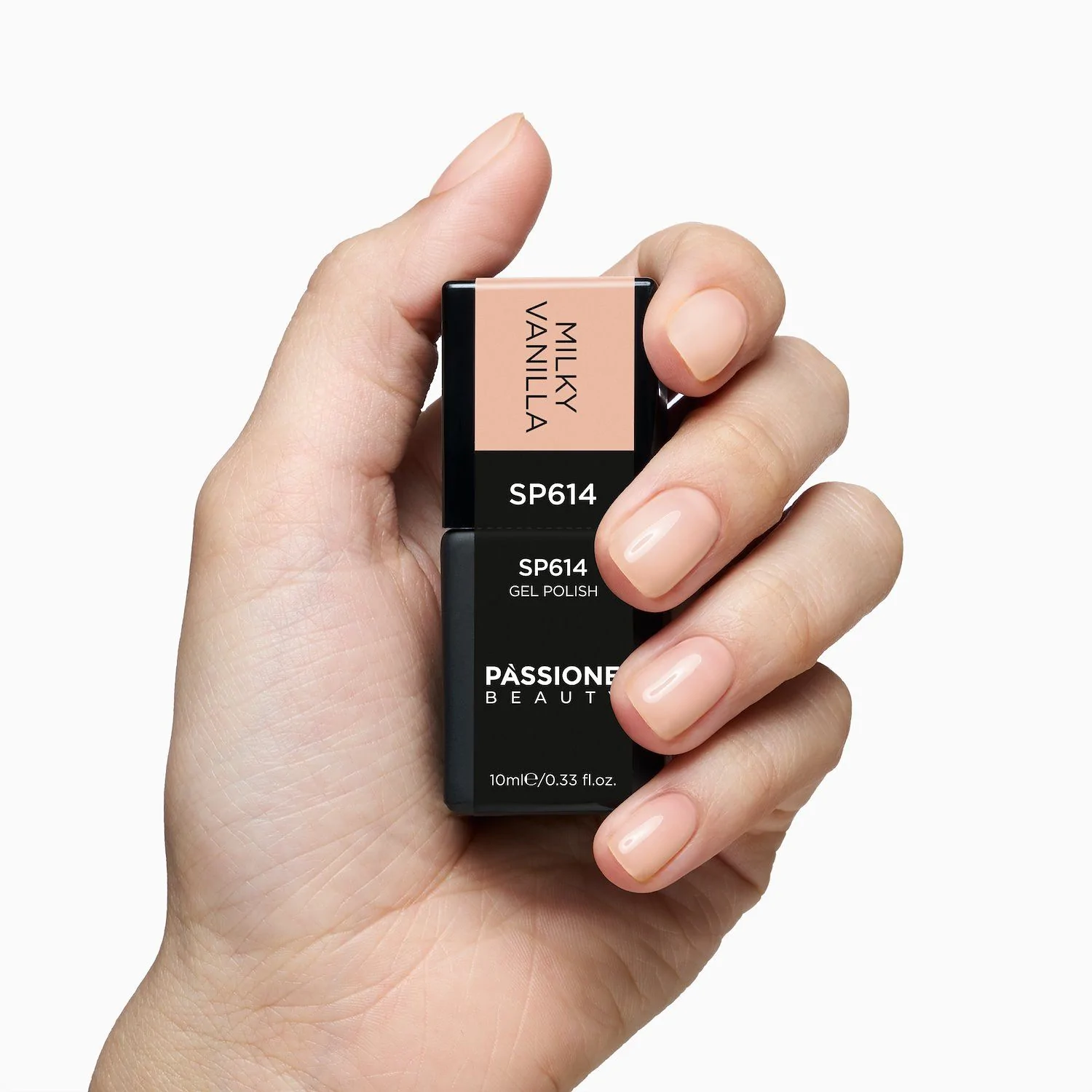 UV Nagellack SP614 Milky Vanilla - UV-Nagellack in milchig Vanille  - Detail 1