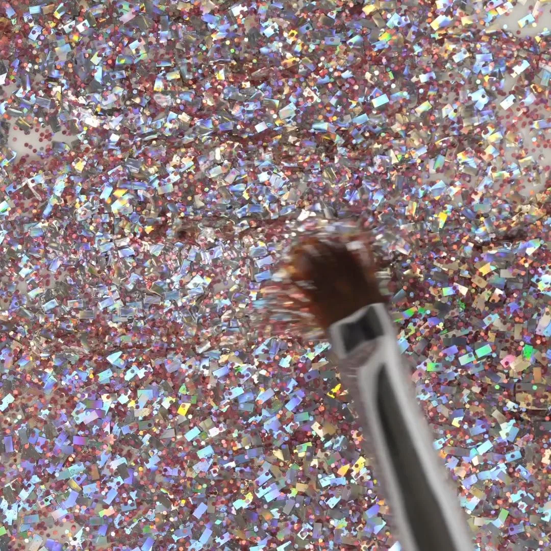 Application de Gel Glitter G44 Perseo