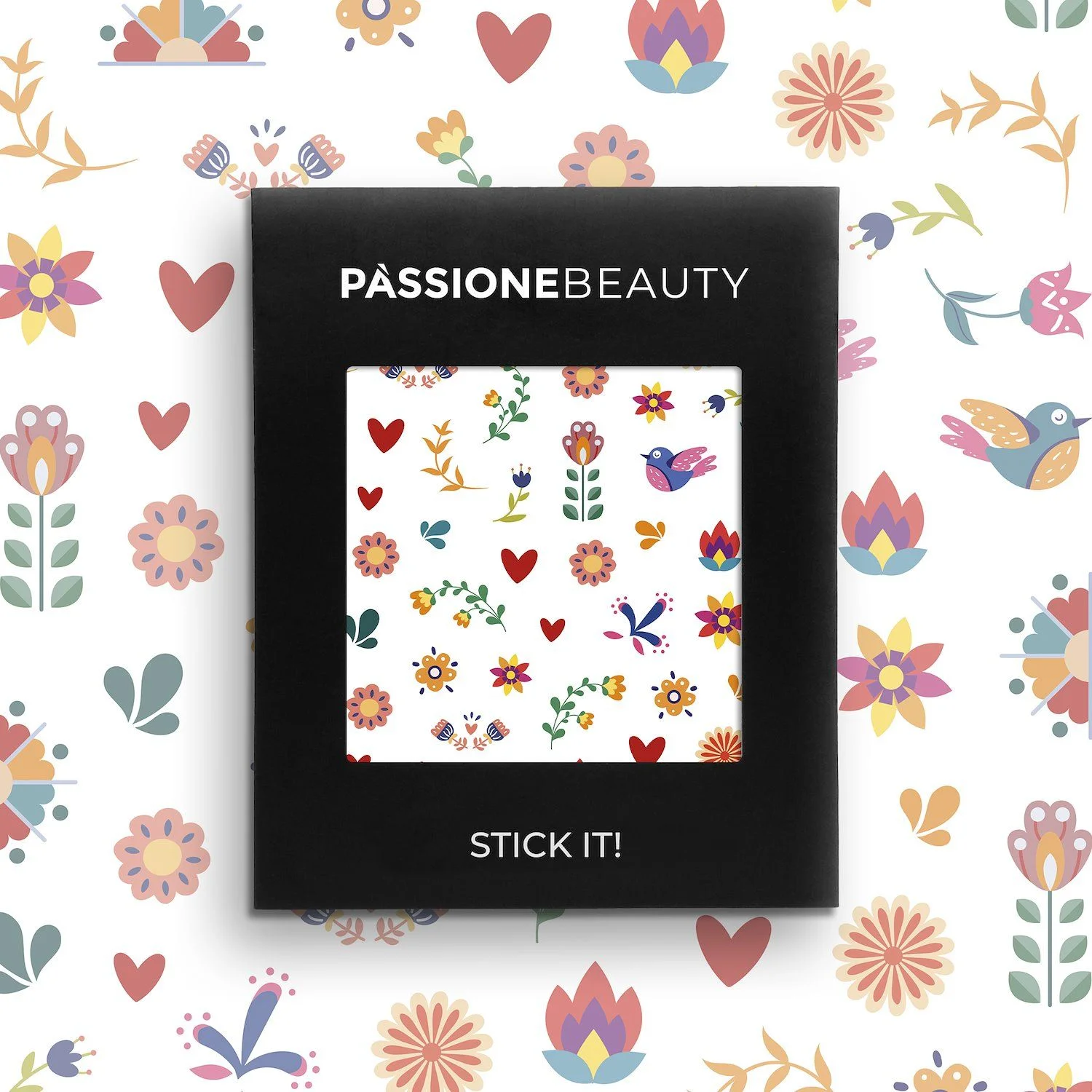 Cute Folk - Nail Stickers - Folk themed Nail Stickers