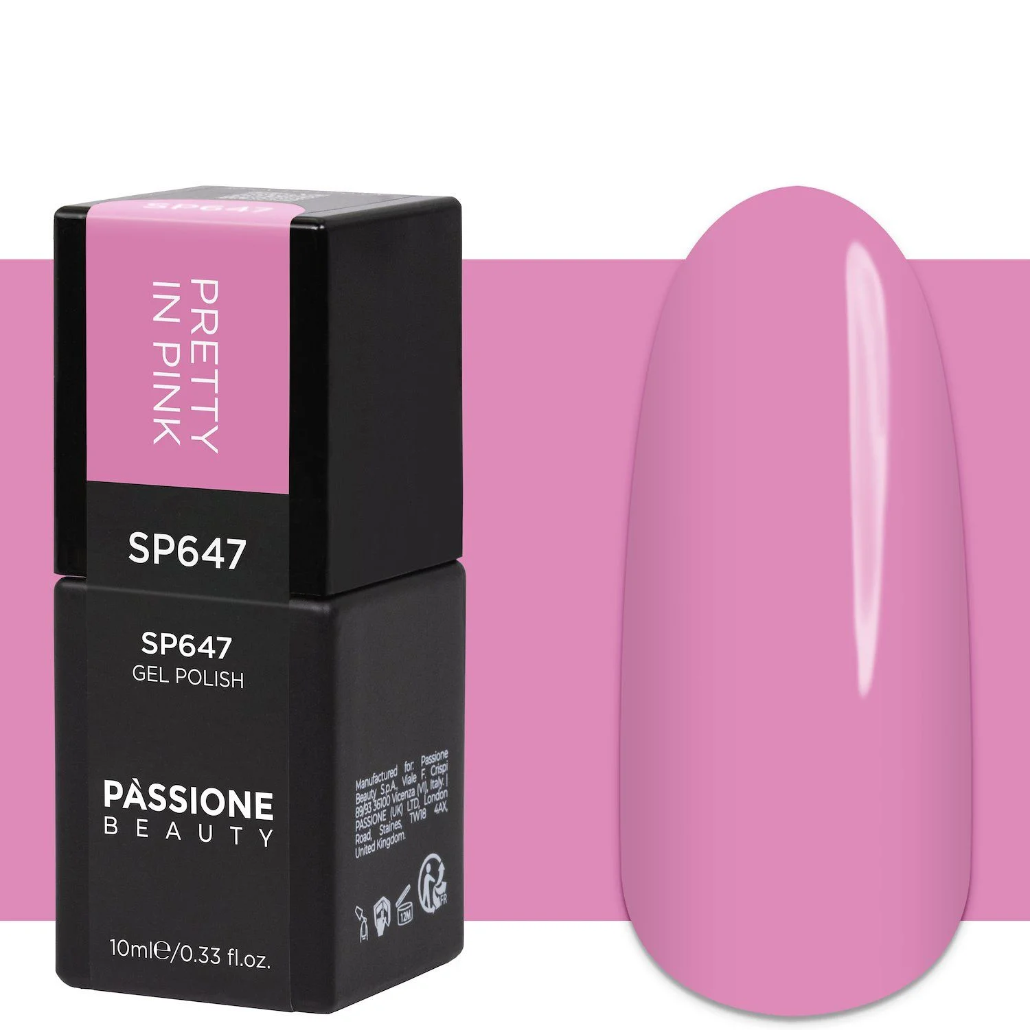 Pink me, baby! Kit - Set de 3 esmaltes semipermanentes y 1 top coat - detalle 2