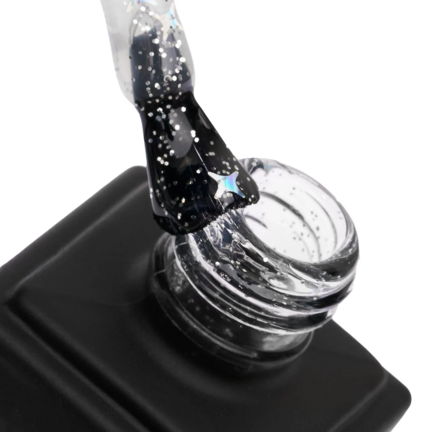 Holo Stars Gloss 10 ml - Top Coat ohne Dispersion mit holografischem Effekt - Detail 3